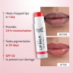 Chemist At Play's Cherry Lip Balm| Repairs Chapped Lips Brightens Dark Lips | 1% Kojic Acid| SPF 50 PA++++| For men and women| 4.5gm - Image 2