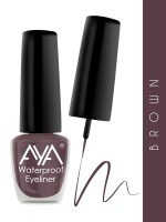 AYA Waterproof Eyeliner Quick Drying, Smudge proof, Long Lasting & Waterproof Liquid Color Eyeliner for Eye Makeup (Brown, 5 ml) - R