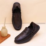DOCTOR EXTRA SOFT Classic Genuine Leather Formal Shoes for Men with Memory Foam Cushion| Ultra Lightweight & Comfortable|Stylish & Flexible|Parties,Occasions,Office,Wedding,Casual|Black Slip On D-805 - Image 2