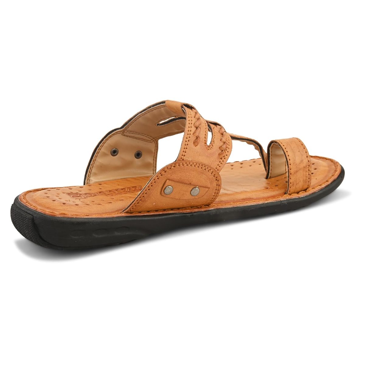 Centrino Men's Slippers | Kolhapuri Style Chappals with Soft Cushioned Footbed | Comfortable & Durable | Traditional Yet Stylish Footwear for Men (9552) - Image 7