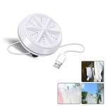 Drumstone (𝗦𝗽𝗲𝗰𝗶𝗮𝗹 𝟭𝟬 𝘆𝗲𝗮𝗿𝘀 𝗪𝗮𝗿𝗿𝗮𝗻𝘁𝘆) USB-Powered Turbine Wash – Portable, Energy-Efficient Cloth Washer for Quick and Convenient Cleaning on The Go - Image 3