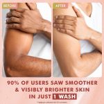 mCaffeine 1% Glycolic Acid Detan Body Wash, 300ml | 5% Niacinamide-Kojic Acid | Brightens, Reduces Dark Spots & Uneven Tone & Smoothens Skin | Tangy Guava Shower Gel for Men & Women | All skin types - Image 5