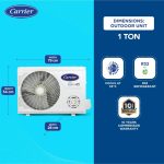 Carrier 1.5 Ton 18K 5 Star XCEL EDGE EXi Inverter Split Air Conditioner (CAI18CE5R34W0_5 kW, White) - Image 3