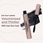 Incolor Dense Mascara, Lengthening Smudge Proof, Water Resistant, Liquid Lash Extending Tubing, No Clump Flakes Fades, Full-Size Black Eye Mascara For Girl and Women 9ml - Image 2