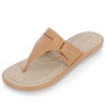 DOCTOR EXTRA SOFT Women's Flat Memory Foam Slippers/Flip-Flops Fashion Stylish Casual Comfortable Diabetic Orthopedic Lightweight Synthetic Slip-On Sandals With Adjustable Strap For Girls D-608