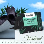 Teenitor 400 Counts Oil Blotting Papers for Face, Bamboo Charcoal Oil Absorbing Sheets for Oily Skin, Oil Blotting Sheets for Face, Oil Absorbent Pads Blotter Paper, Oil Face Wipes Large 10cmx7cm - Image 5