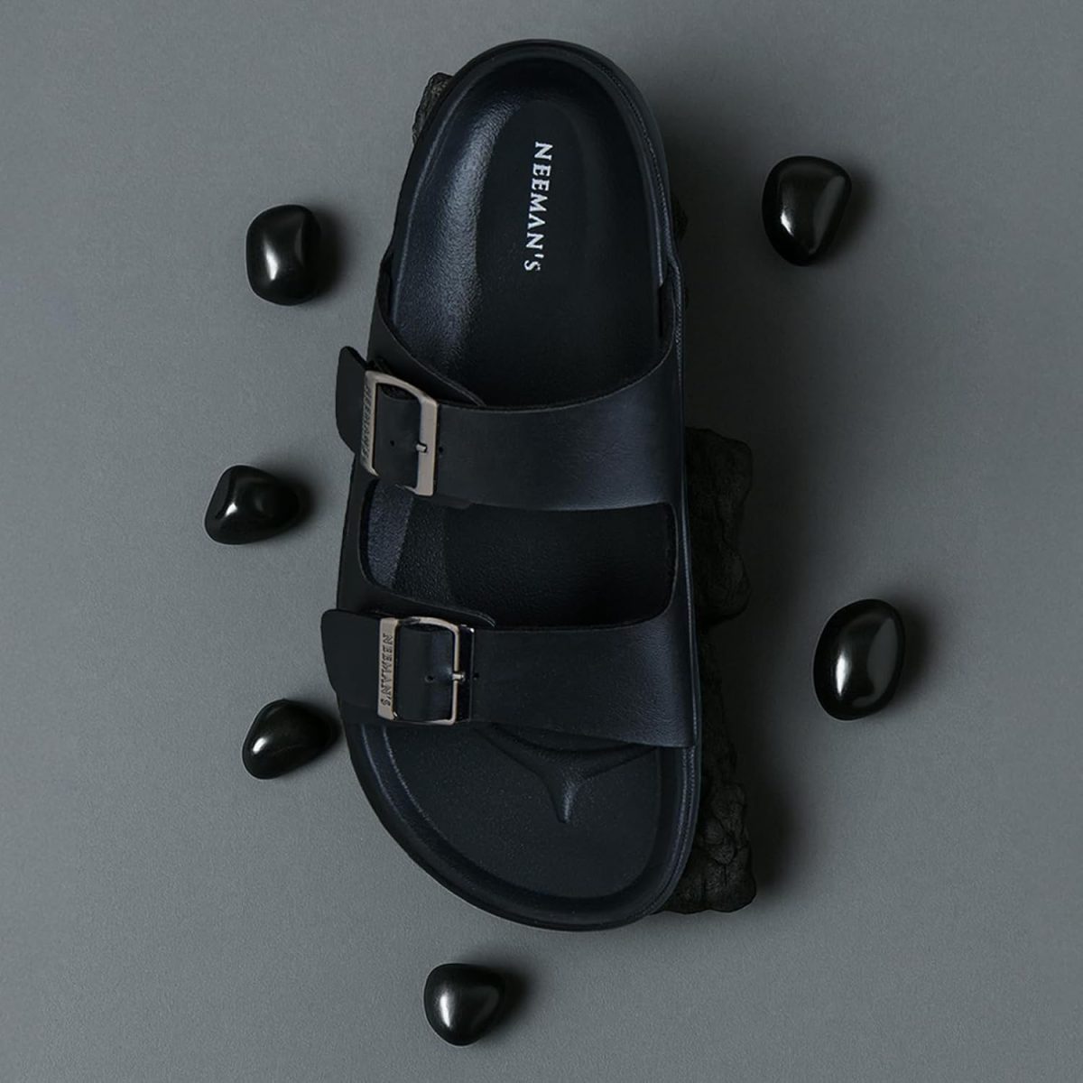 Neeman's PureWhoosh Flow Sandals for Men | Double-Buckle Comfort | Lightweight, Flexible & Stylish Everyday Wear - Image 2