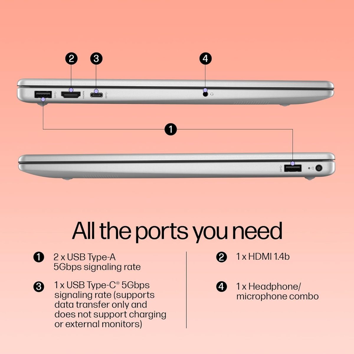 HP Battery_King 15,12th Gen Intel Core i5-1235U, 8GB DDR4,1TB SSD, (Win 11,MSO 2021,Silver,1.59 Kg),15.6-Inch(39.6 Cm) FHD Laptop, UHD Graphics,1080P FHD Camera W/Privacy Shutter,Backlit KB,FD0112TU - Image 8