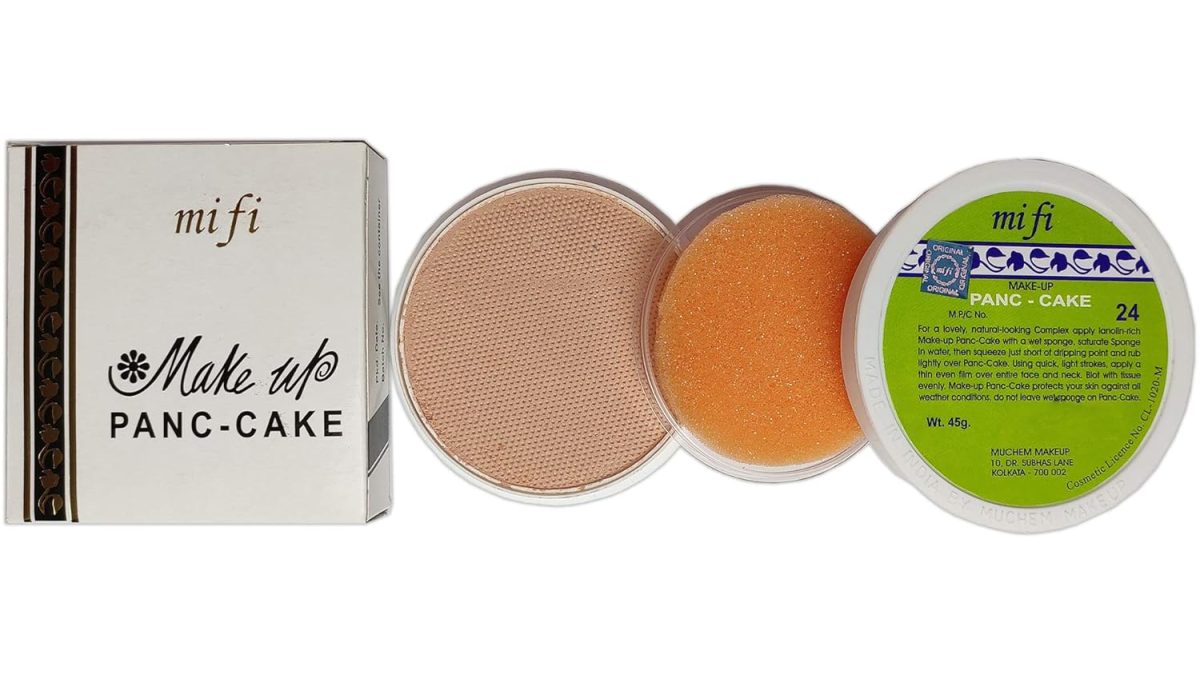 MiFi Light Natural Cream Normal Makeup Pan Cake, Shade No. 24 (45g) - Image 3