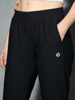 TECHNOSPORT Womens Mid Rise Polyester Regular Fit Solid Jogger for Running, Workout & Sports - Image 3