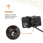 amazon basics Tabletop Stand for Mobile, Tablet and E-Reader, Clip Mount, Multi-Angle, Foldable, Lazy Bracket, Universal Compatibility - Image 2