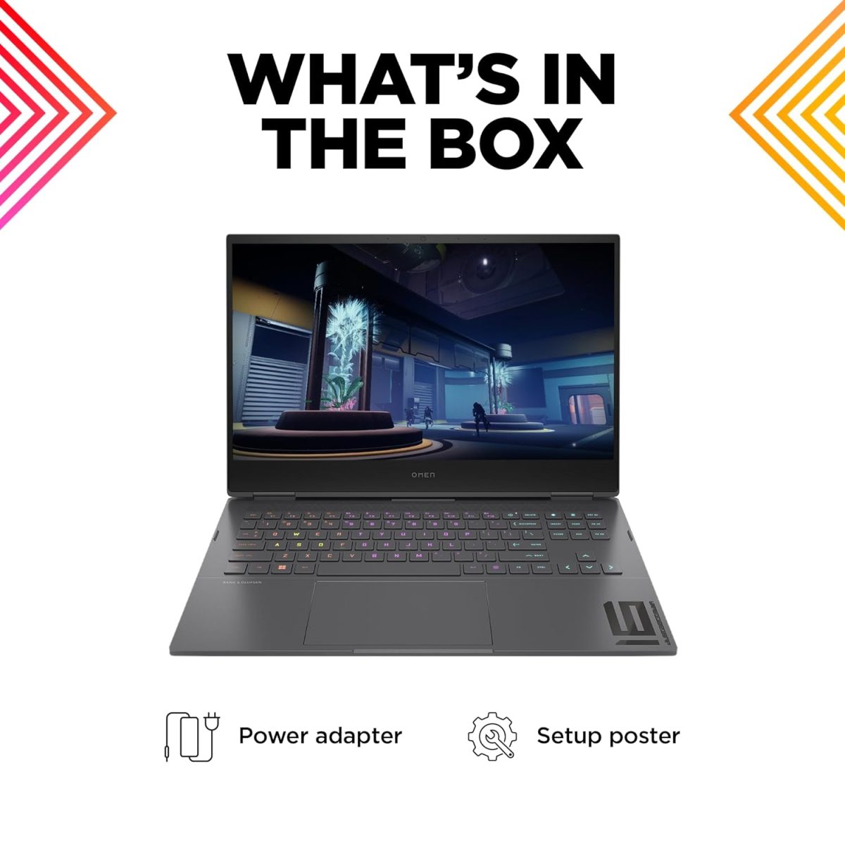 HP OMEN Gaming AI Laptop, AMD Ryzen7 7840HS, 6GB NVIDIA RTX4050, 16GB DDR5, 1TB SSD, (Win 11, Office 21, Black, 2.32kg), 165Hz, 7MS, IPS, 16.1inch(40.9cm), Flicker-Free, Tempest Cooling, xd0005AX - Image 5
