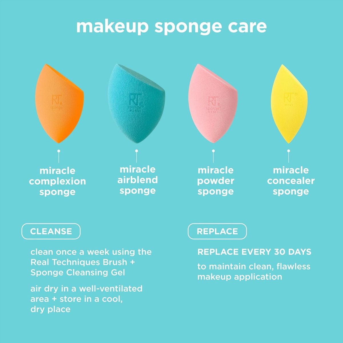 Real Techniques Miracle Airblend Sponge 13.7 gm - Image 13