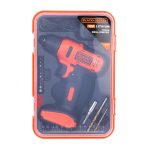 BLACK+DECKER LD12SP 12V 10mm Li-ion Cordless Variable Speed Reversible Drill Machine Driver with 10 Screwdriver & 2 Drill Machine Bits for Home & DIY Use, 1 Year Warranty, ORANGE & BLACK - Image 10