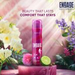 Engage Floral Zest Deodorant for Women, Citrus and Floral, Skin Friendly Deo, 150ml Body Spray - Image 2