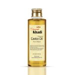 Khadi Omorose Castor Oil | Coldpressed & Hexane Free| Supports Stronger Hair| Hydrates Skin | Healthy Eyelashes Eyebrows, Lips & Nails -210 Ml - Image 2
