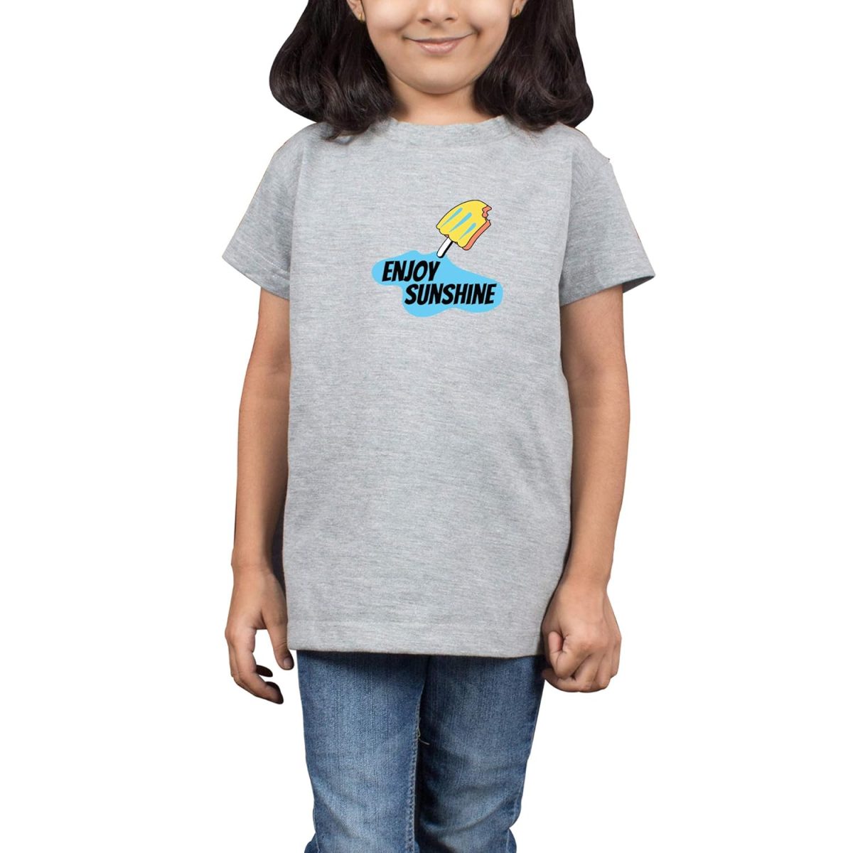 FADE COLLECTION - Enjoy Sunshine Kids T-Shirt (Boys/Girls) - Image 8