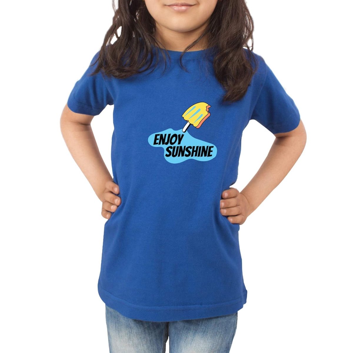 FADE COLLECTION - Enjoy Sunshine Kids T-Shirt (Boys/Girls) - Image 9