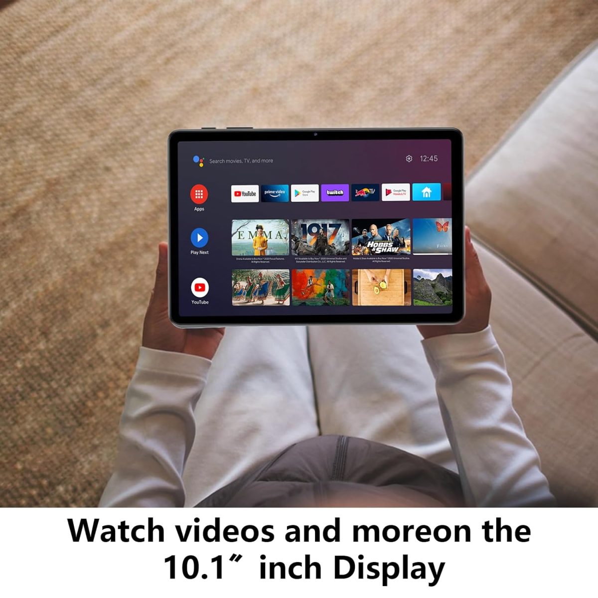 2025 Android 15 Tablet, 12GB+64GB+1TB Expansion, 10" Tablet Productivity Package with Keyboard Case, Stylus Pen, Octa-Core CPU, Dual Camera, WiFi6, 6000mAh Battery + 18W Fast Charge - Image 3