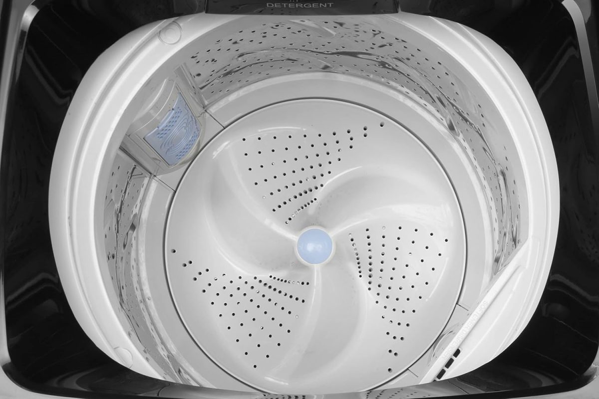 Godrej 7.5 Kg 5 Star In Built Heater With Germshield Technology Fully-Automatic Top Load Washing Machine (WTEON MGNS 75 5.0 FDTG MTBK, Metallic Black, With Toughened Glass lid) - Image 7