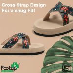 FOOT UP Women’s Ethnic Floral Comfort Sandals | Soft Cushioned EVA Footbed with Stylish Printed Straps & Anti-Skid Sole – Lightweight Everyday Wear Slippers for Casual & Outdoor Use - Image 6