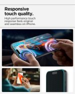 Spigen AlignMaster S Tempered Glass Screen Guard for iPhone 16 Pro [3 Pack] - Image 6
