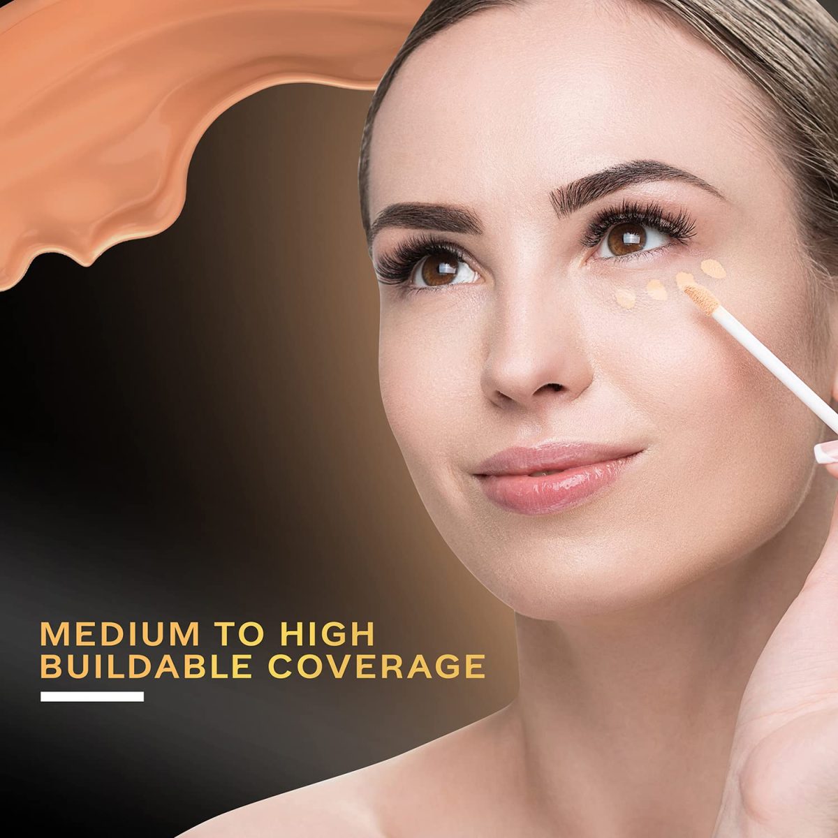 FACESCANADA Ultime Pro HD Liquid Full Coverage All Skin Type Concealer - Sand Beige 01, 3.8ml | Natural Matte Finish | 12HR Long Stay | Blemishes | Blends Easily | Orange & Vitamin C Enriched - Image 3