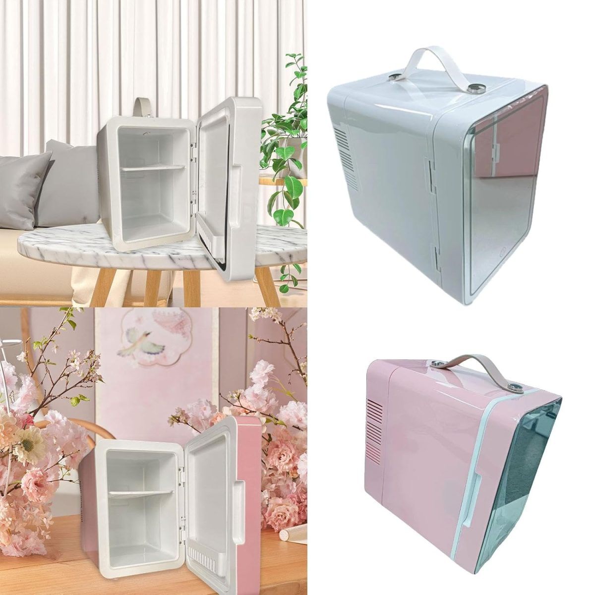 ARTISOUL® Portable Refrigerator Personal Beauty Refrigerator for Makeup Dorm Traveling White | Major Appliances | Refrigerators & Freezers | Mini Fridges - Image 6