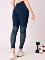 Nexsus Apparels Gym Wear Mesh Leggings | Workout Pants with Side Pockets | Stretchable Tights Sports Fitness Yoga Track Pants for Women & Girls - Image 2