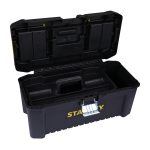 STANLEY STST75518-8 16'' Organised Heavy-Duty Portable Essential Toolbox with Top Lid & Removable Tray Compartment for Easy & Convenient Storage, Top Pad Lock Eye, 1 Year Warranty, 41x19.5x20 cm - Image 8