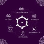PERPAA Kumkum Velvet Round Bindi Box of 15 Flaps for Ladies Women Forehead Bindi (Stick On) (Size 11, Diameter 1.5mm, Black) - Image 5