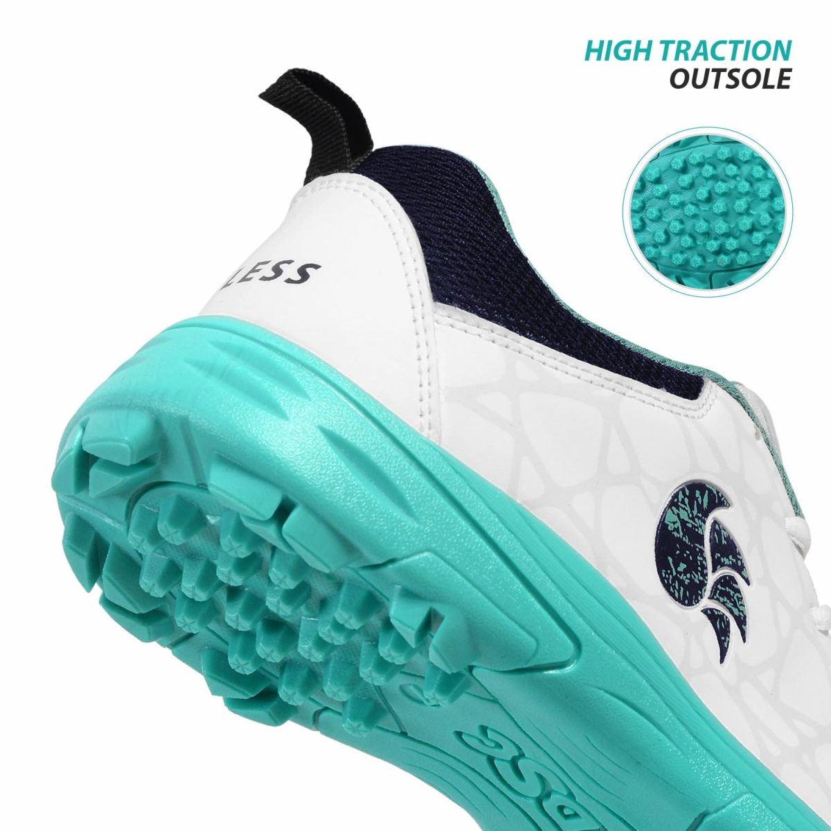 DSC Belter Cricket Shoes, Size-10,Sea Green - Image 8