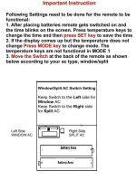 Ac Remote comaptible for Hitachi Split and Window Ac Remote (with Backlight) 1.5 ton, 1 ton, 2 ton 3 Star 5 Star (AC-59) Suitable for Hitachi with Backlight Screen - Image 3