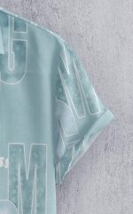 Men Stylish Premium Branded Typography Print Festival Printed Cotton Stretchable Fabric Slim Fit Half Sleeve Cut Away Collar Casual Shirt - Image 3