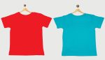 BODYCARE Kids Infantwear Boy's Red & Blue Printed Round Neck Regular Fit T-Shirt Pack Of 2,Cotton,12 Months-18 Months - Image 2