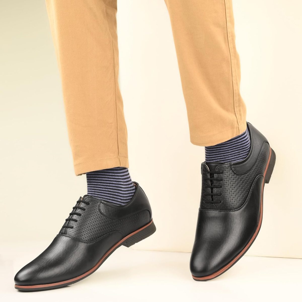 Centrino Formal Shoe for Men | Lace-Up Derby for Business & Casual Wear | Stylish Design with Comfortable Fit Craftsmanship for All-Day Support (64056) - Image 2