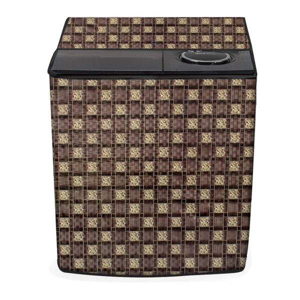 Stylista Washing Machine Cover Compatible for Whirlpool 10.5 kg semi Automatic ACE 10.5 XL Printed