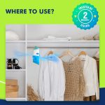 Absorbia Moisture Absorber Mountain Fresh Hanging Pouch | Pack of 3 (1000ml each) Moisture Absorber for Wardrobe | Dehumidifier for Room Moisture | Air Freshener for Room, Toilet | Moisture Absorbers - Image 2