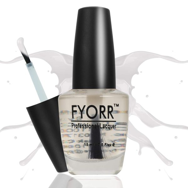 FYORR Top Base Coat Long Lasting Nail Polish, 15 ml (FNNP-36)