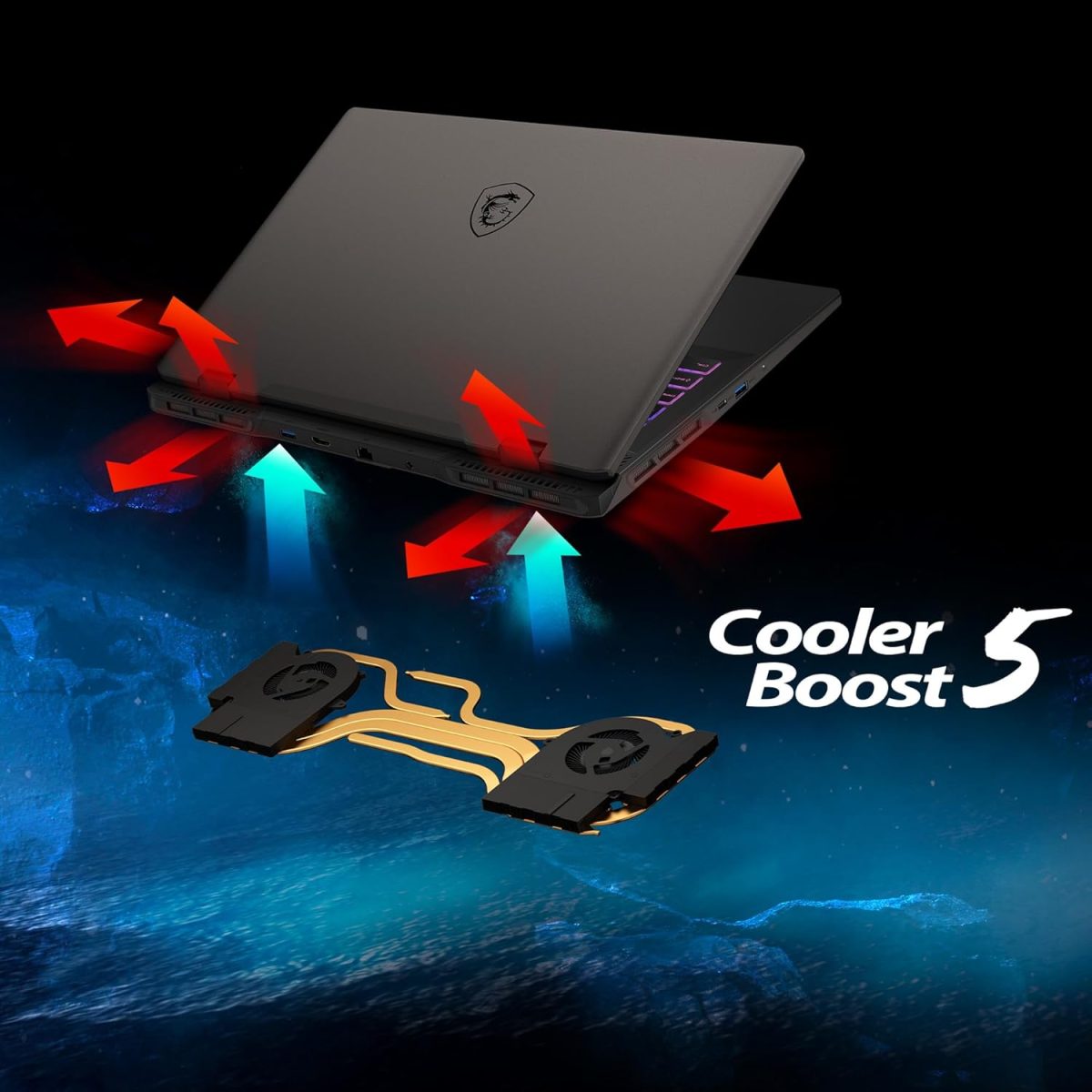 MSI Sword 16 HX, Intel 14th Gen. i7-14700HX, 41CM 16:10 FHD+ 144Hz Gaming Laptop(16GB/1TB NVMe SSD/Windows 11 Home/NVIDIA GeForce RTX 4060, GDDR6 8GB /Cosmos Gray/2.3Kg), B14VFKG-208IN - Image 8