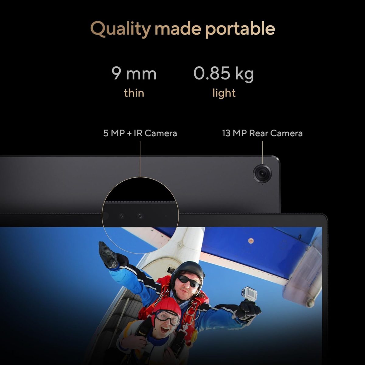 ASUS ProArt PZ13, 13.3" Touch Screen 3K OLED, Snapdragon X Plus, (16GB RAM/1TB SSD/Qualcomm Adreno iGPU/Windows 11/M365 Basic (1Year)*/Office Home 2024/Nano Black/0.85 Kg), HT5306QA-LX402WS - Image 14
