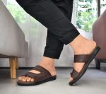 HEALTH FIT Men's PU Diabetic & Orthopedic Slipper Flip Flop - Image 2