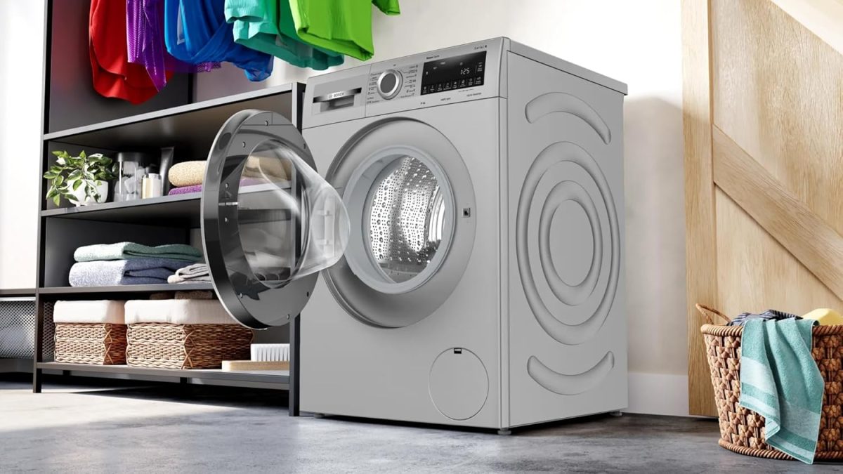 Bosch 8 kg 5 Star Fully-Automatic Front Loading Washing Machine (WGA2341SIN, Silver, AI active water plus, In-Built Heater) - Image 6