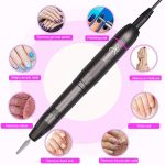 MAYCREATE® Nail Drill Machine Professional, 20000rpm Adjustable Electric Nail Filer Machine with 25pcs Accessories, Portable Manicure Pedicure Kit for Women, Nail Salon, Acrylic Gels Callus Removal - Image 4