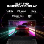 HP Victus Gaming Laptop,AMD Ryzen 5 5600H,4GB AMD Radeon RX 6500M Graphics,15.6-Inch (39.6 Cm),FHD,144Hz,8GB DDR4,512GB SSD,Backlit KB,B&O,Dual Speakers (Silver,2.37 Kg),fb0158AX,with Windows 11 - Image 4