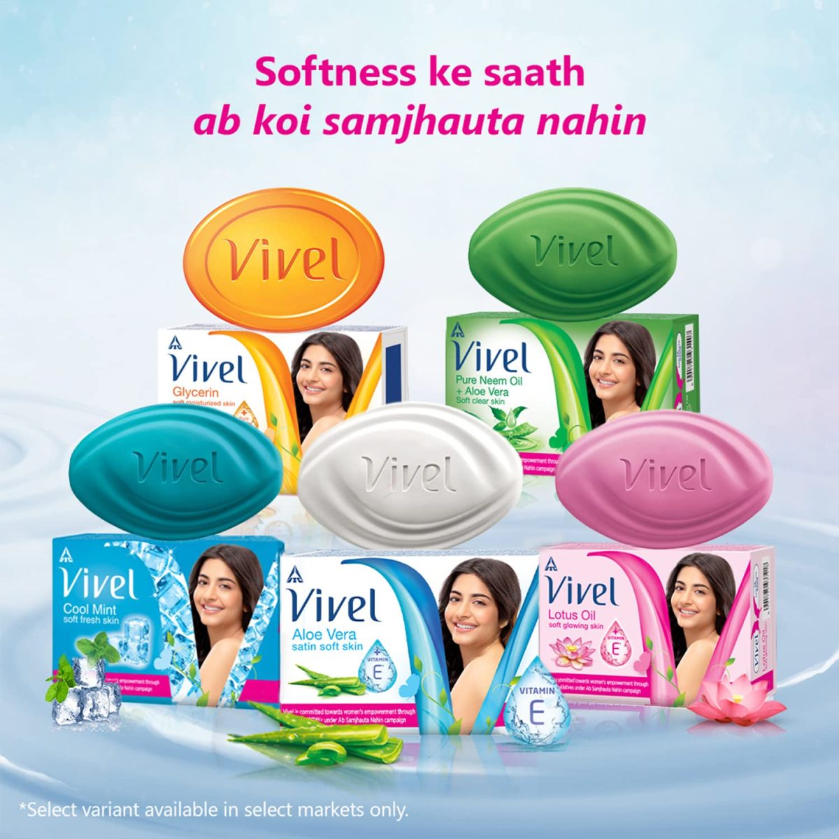 Vivel Cool Mint, Soft Fresh Skin Soap, 600g (150g - Pack of 4), Soap for Women & Men for Soft, Glowing & Moisurised Skin, All Skin Types - Image 5
