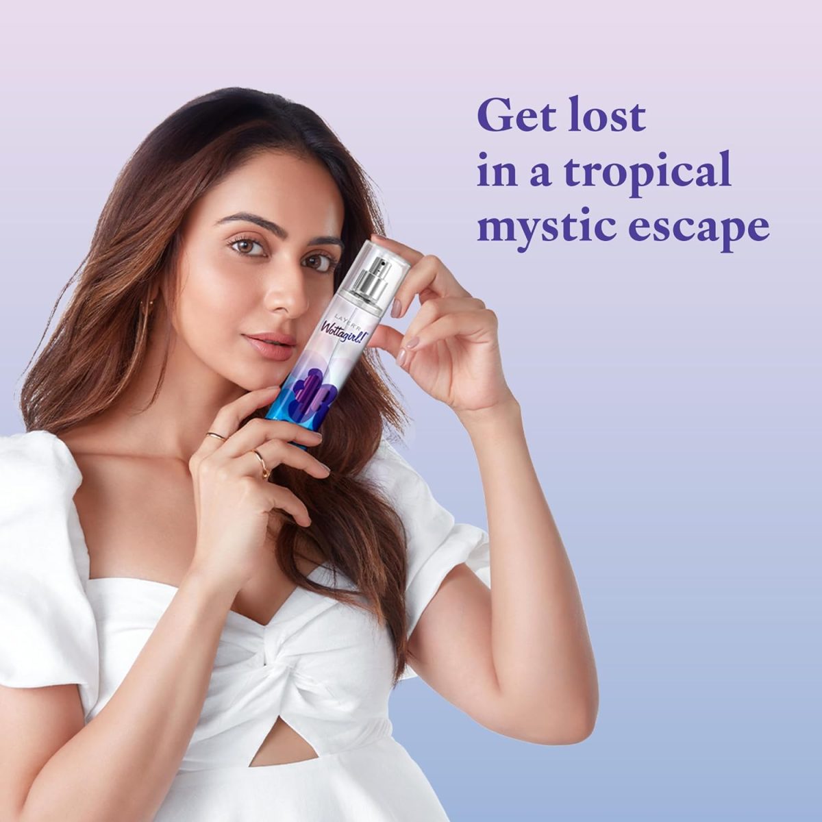Layer’r Wottagirl Mystic Island Body Splash, 135 ml Premium Long-lasting Body Mist Spray for Women, Breezy Tropical Fragrance, Ideal for Everyday Use, Non-Irritating & Refreshing - Image 2