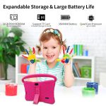 NEWISION 7 inch kids tablet with case, android 13 tablet 32gb with wifi, dual camera, education, games, kids software pre-installed, computer tablet with age filters, - Image 3