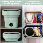 SeMi AuToMaTiC FoLdInG 9L SmAlL MiNi WaShInG MaChInE WiTh DrYeR DeEp CLeAnInG FoR UnDeRwEaR WaShINg MaChInE SeMi AuToMaTiC a01 - Image 9