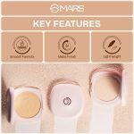 MARS Zero Oil Compact with an Applicator (10 gm) (04-MEDIUM BEIGE) | Non-Comedogenic | Oil Control | Long-Lasting | Matte Finish | Light-Weight | Minimize Pores | Travel Friendly - Image 4